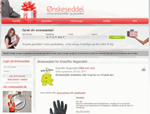 Tablet Screenshot of kristoffernegendahl.onskeseddel.dk